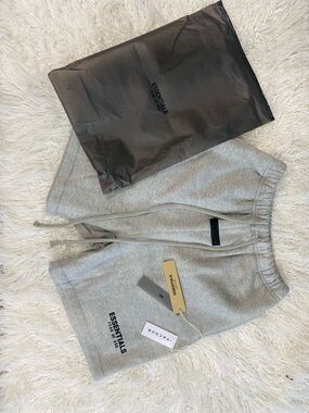 Essentials Men’s Grey Sweat Shorts